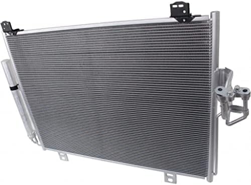 Front AC Condenser Aluminum Core Direct Replacement Compatible With 2016-2022 Mazda CX-9 MA3030165 TC3M61480 TK4861480