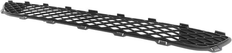 Front Bumper Cover Primed + Lower Grille Black + Fog Lights Left Driver And Right Passenger Side Direct Replacement Compatible With 2006-2010 Toyota Sienna