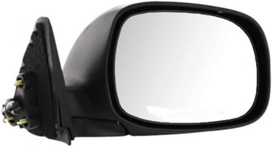 Front Power Mirror Manual Folding Non-Towing Non-Heated Chrome Right Passenger Side Direct Replacement Compatible With 2000-2006 Toyota Tundra TO1321191 879100C040