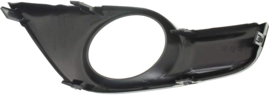 Set Of 2 Front Fog Light Molding Textured Left Driver & Right Passenger Side Direct Replacement Compatible With 2013-2015 Nissan Altima NI1038115 NI1039115 622563TA0B 622573TA0B