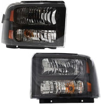 Set Of 2 Front Headlight Assembly Right Passenger & Left Driver Side Direct Replacement Compatible With 2005-2007 Ford F-Series Super Duty FO2502224 FO2503224 6C3Z13008DB 6C3Z13008CB