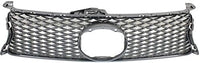 Front Grille Assembly Gray Shell And Insert Plastic Direct Replacement Compatible With 2013-2015 Lexus GS350 / 2015 Lexus GS450h LX1200142 5311130E00