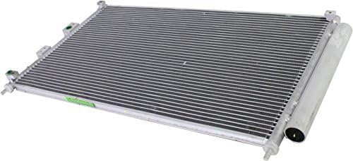 Front AC Condenser Aluminum Core Direct Replacement Compatible With 2006-2011 Honda Civic HO3030140 80110SNAA02