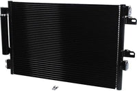 Front AC Condenser Aluminum Core Direct Replacement Compatible With 2007-2017 Jeep Patriot / 2010-2012 Dodge Caliber / 2011-2017 Compass CH3030246 68078975AB