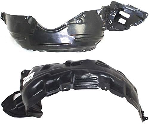 Set Of 2 Front Fender Liner Plastic Left Driver & Right Passenger Side Direct Replacement Compatible With 2000-2005 Toyota Celica TO1249128 TO1248128 5387520350 5387620380