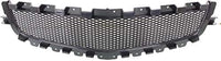Front Grille Primed Shell And Insert + Center Molding Chrome Direct Replacement Compatible With 2008-2012 Chevrolet Malibu GM1200600 GM1210115 25784042 25784043