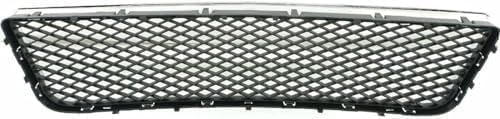 Front Bumper Upper & Lower Grille Assembly Chrome Shell With Insert Plastic Direct Replacement Compatible With 2006-2013 Chevrolet Impala / 2014-2016 Limited GM1200551 GM1036107