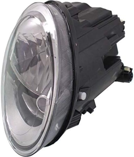 Front Head Light Assembly Right Passenger Side Direct Replacement Compatible With 2012-2019 Volkswagen Beetle VW2503147 5C1941006