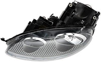 Front Head Light Left Driver Side Direct Replacement Compatible With 2005-2010 Volkswagen Jetta / 2006-2009 Rabbit VW2502133 1K6941039B