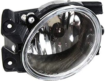 Set Of 2 Front Fog Light Plastic Lens and Housing Left Driver & Right Passenger Side Direct Replacement Compatible With 2009-2011 Honda Pilot HO2595100 HO2594100