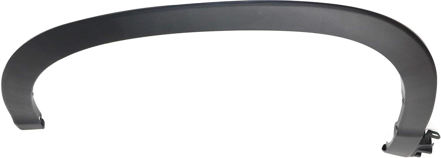 Front Wheel Opening Molding Left Driver Side Direct Replacement Compatible with 2014-2019 Toyota Highlander TO1290105 750860E010
