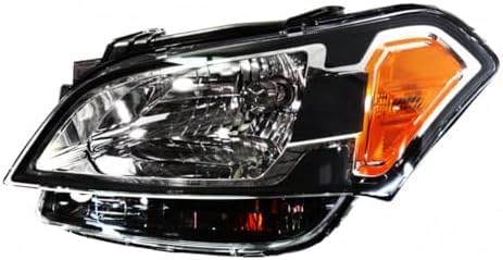 Set Of 2 Front Head Light Assembly Plastic Left Driver & Right Passenger Side Direct Replacement Compatible With 2010-2011 Kia Soul KI2503139 KI2502139 921022K030 921012K030