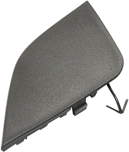 Set Of 2 Front Bumper Tow Hook Cover Access Hole Textured Left Driver & Right Passenger Side Direct Replacement Compatible With 2016-2018 Toyota RAV4 TO1029107 TO1029108