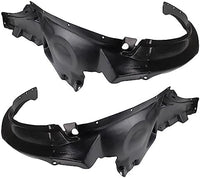 Set Of 2 Front Fender Liner Left Driver & Right Passenger Side Direct Replacement Compatible With 2005-2010 Pontiac G6 GM1249174 GM1248174 20815093 25956106