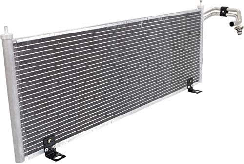 Front A/C Condenser Aluminum Core Direct Replacement Compatible With 1997-2001 Jeep Cherokee CH3030147 55036595AG