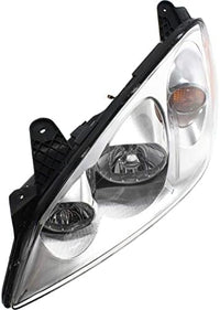 Set Of 2 Front Head Light Assembly Plastic Left Driver & Right Passenger Side Direct Replacement Compatible With 2005-2010 Pontiac G6 GM2503255 GM2502255 20821144 20821143