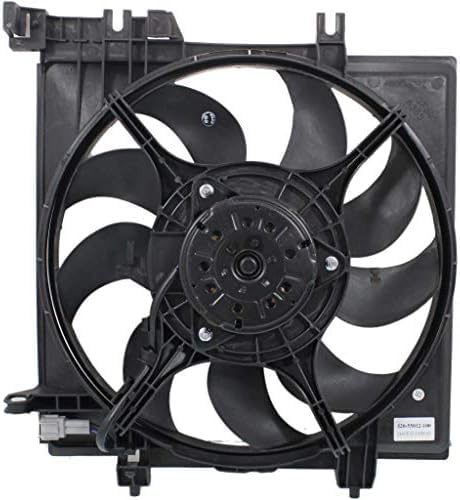 Front Radiator Cooling Fan Assembly Plastic Direct Replacement Compatible with 2008-2014 Subaru Impreza / 2015-2018 WRX STI / 2013-2017 XV Crosstrek SU3115127