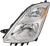Set Of 2 Front Head Light Assembly Lens And Housing Plastic Left Driver & Right Passenger Side Direct Replacement Compatible With 2004-2006 Toyota Prius TO2502159 TO2503159