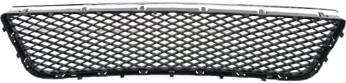 Front Bumper Grille Chrome Shell With Primed Insert Plastic Direct Replacement Compatible With 2006-2013 Chevrolet Impala / 2014-2016 Limited GM1036107 10333712