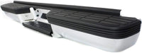 Rear Step Bumper Assembly Chrome Steel Direct Replacement Compatible With Chevrolet Silverado & GMC Sierra C/K 1500 2500 3500 1988-2000 GM1101109 C760714