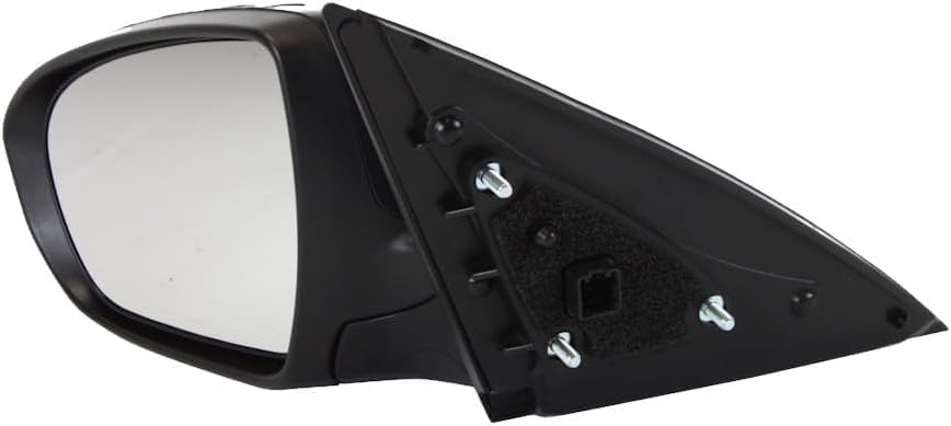 Front Power Mirror Manual Folding Non-Heated Primed Left Driver Side Direct Replacement Compatible With 2011-2013 Kia Optima KI1320152 876102T110