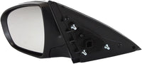 Front Power Mirror Manual Folding Non-Heated Primed Left Driver Side Direct Replacement Compatible With 2011-2013 Kia Optima KI1320152 876102T110