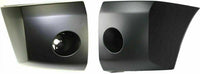 Front Bumper End Caps + Extension Filler Primed Left Driver & Right Passenger Side Direct Replacement Compatible With 2004-2007 Nissan Titan/Armada NI1089106 NI1088106 NI1005147