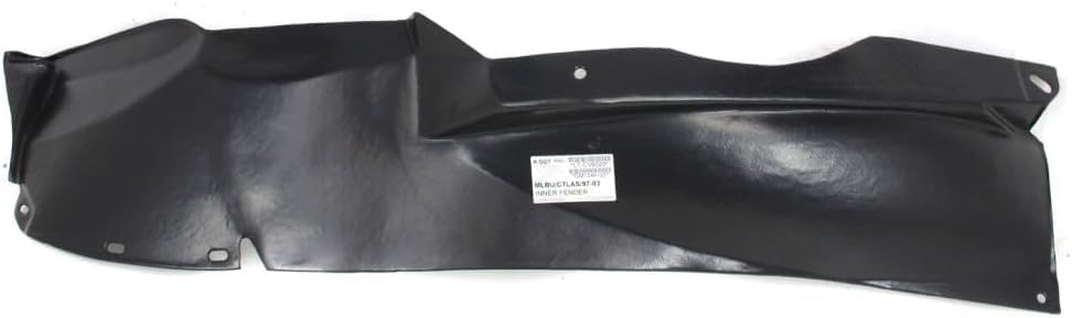 Front Fender Liner Rear Section Right Passenger Side Direct Replacement Compatible With 1997-2003 Chevrolet Malibu / 2004-2005 Classic / 1997-1999 Oldsmobile Cutlass GM1249120
