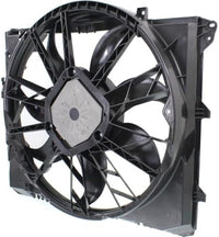 Front Radiator Single Fan Assembly Plastic Without Turbo Direct Replacement Compatible with 2006-2013 BMW 3-Series / 2008-2013 128i BM3117101 17427562080