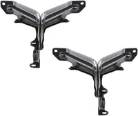 Set Of 2 Rear Bumper Mounting Arm Bracket Steel Left Driver & Right Passenger Side Direct Replacement Compatible With 1996-1998 Toyota 4Runner TO1167104 TO1166104