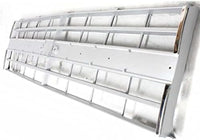 Front Grille Argent Shell And Insert With Molding Holes Direct Replacement Compatible With 1985-1988 Chevrolet C/K Series GM1200140 15554911