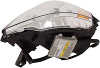 Set Of 2 Front Head Light Assembly Plastic Lens And Housing Left Driver & Right Passenger Side Direct Replacement Compatible With 2006-2011 Cadillac DTS GM2503275 GM2502275