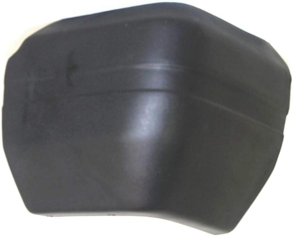 Rear Bumper End Cap Without Tire Mount Holes Textured Left Driver Side Direct Replacement Compatible With 1984-1990 Jeep Wagoneer / 1984-1996 Cherokee CH1105137 55029244
