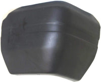 Rear Bumper End Cap Without Tire Mount Holes Textured Left Driver Side Direct Replacement Compatible With 1984-1990 Jeep Wagoneer / 1984-1996 Cherokee CH1105137 55029244