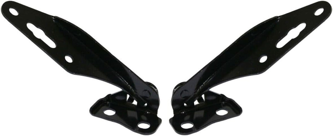 Set Of 2 Front Hood Hing Left Driver & Right Passenger Side Direct Replacement Compatible With 1992-1995 Honda Civic HO1236104 HO1236103 60120SR0A00ZZ 60170SR0A00ZZ