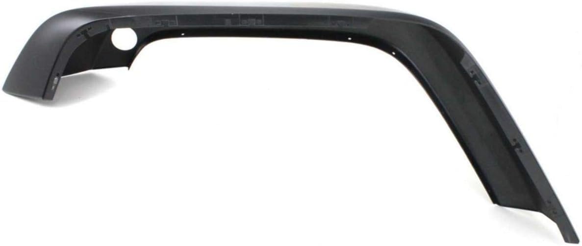 Front Fender Flare Primed With Side Marker Hole Right Passenger Side Direct Replacement Compatible With 2007-2018 Jeep Wrangler CH1269108 5KC86TZZAJ 5KC86TZZAH
