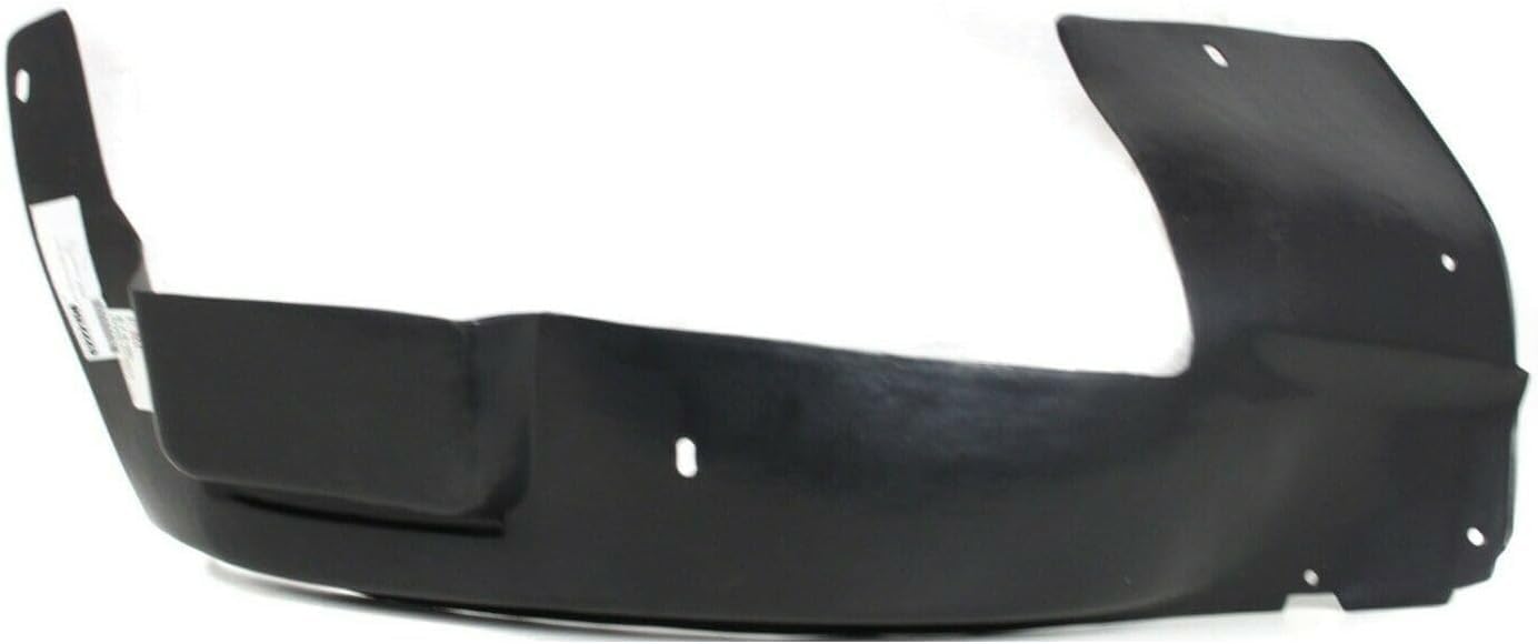 Front Fender Liner Rear Section Left Driver Side Direct Replacement Compatible With 2005-2011 Cadillac STS GM1248167 25817025