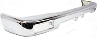 Front Bumper Chrome Steel + Lower Valance Primed Direct Replacement Compatible With 1992-1995 Toyota Pickup 2WD TO1002102 TO1095104 5210135070 5391135010