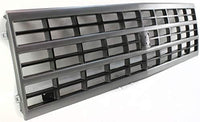 Front Grille Silver Shell And Primed Insert Direct Replacement Compatible With 1992-1996 Chevrolet G-Series Van GM1200360 15709687