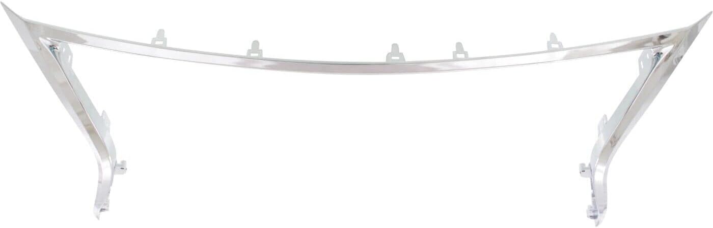 Front Grille Molding Chrome Direct Replacement Compatible With 2014-2016 Lexus IS200T / IS250 / IS300 / IS350 LX1202105 5271153061