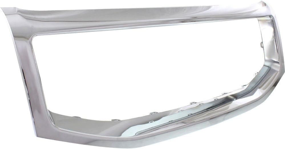 Front Grille Molding Chrome Direct Replacement Compatible With 2012-2015 Honda Pilot HO1202108 75102SZAA11