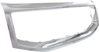 Front Grille Molding Chrome Direct Replacement Compatible With 2012-2015 Honda Pilot HO1202108 75102SZAA11
