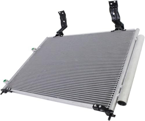 Front A/C Condenser Aluminum Core Direct Replacement Compatible With 2001-2006 Acura MDX / 2003-2008 Honda Pilot AC3030104 HO3030148 80100S3V305 80100S9V305