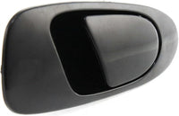 Rear Exterior Door Handle Smooth Black Right Passenger Side Direct Replacement Compatible with 1992-1995 Honda Civic HO1521102 72640SR4J01ZC