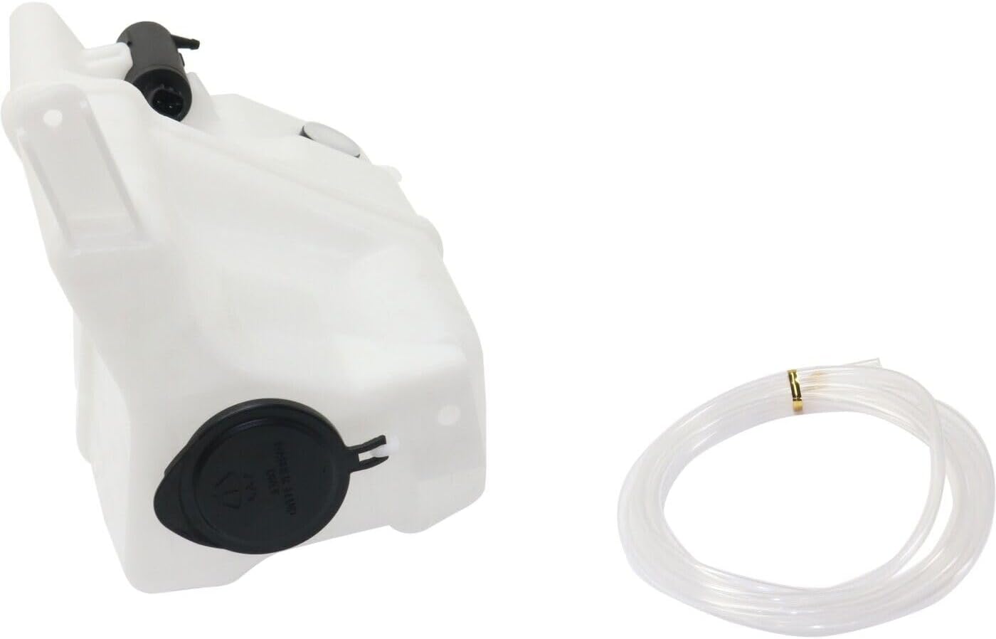 Front Washer Reservoir Windshield Expansion Tank With Pump Or Cap Direct Replacement Compatible With 2016-2023 Toyota Tacoma TO1288228 8531504100-PFM 8533004011 853160C060