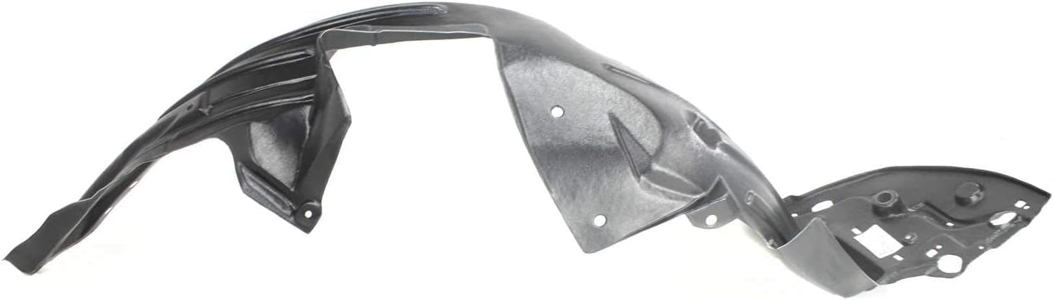 Front Fender Liner Left Driver Side Direct Replacement Compatible With 2009-2011 Honda Fit HO1248133 74151TK6A01