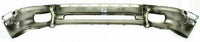 Front Bumper Chrome Steel + Upper Cover Textured + Filler + Bracket Left & Right Side Direct Replacement Compatible With 2000-2006 Toyota Tundra TO1002170