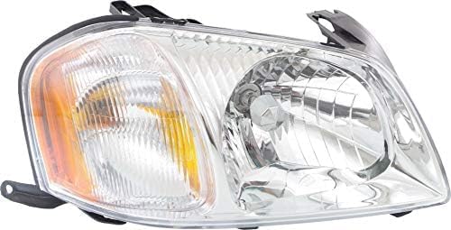 Set Of 2 Front Head Light Assembly Plastic Left Driver & Right Passenger Side Direct Replacement Compatible With 2001-2004 Mazda Tribute MA2502126 MA2503126 EC0151040L EC0251030
