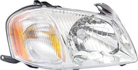 Set Of 2 Front Head Light Assembly Plastic Left Driver & Right Passenger Side Direct Replacement Compatible With 2001-2004 Mazda Tribute MA2502126 MA2503126 EC0151040L EC0251030