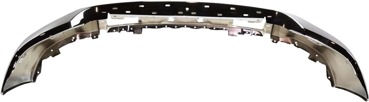 AUTOS PARTS PLUS Front Bumper Chrome Steel Direct Replacement Compatible With 2015-2019 GMC Sierra 2500HD 3500HD GM1002855 23178907